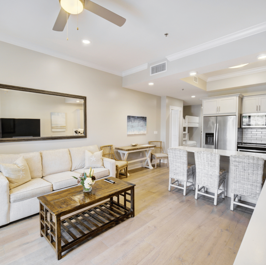 Living area looking in