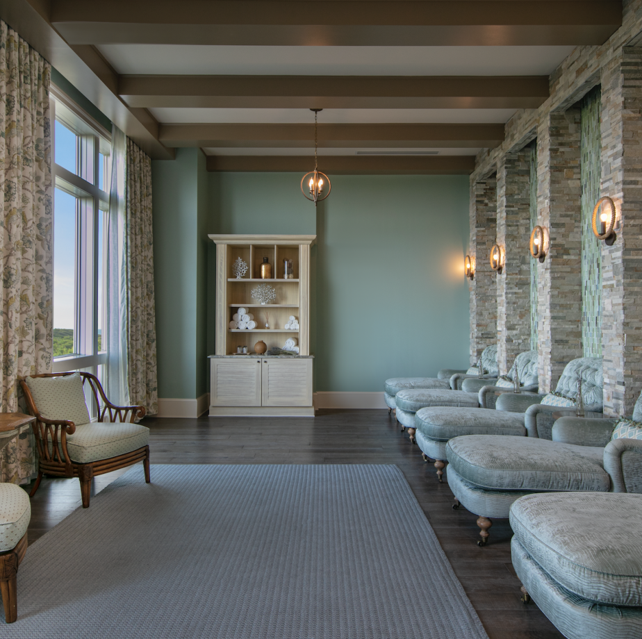 Interior of spa