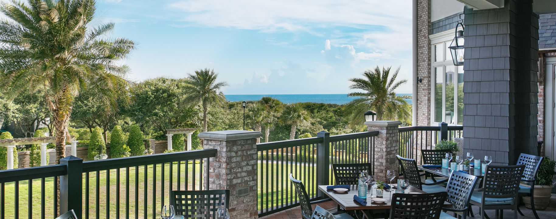 Outdoor dining area