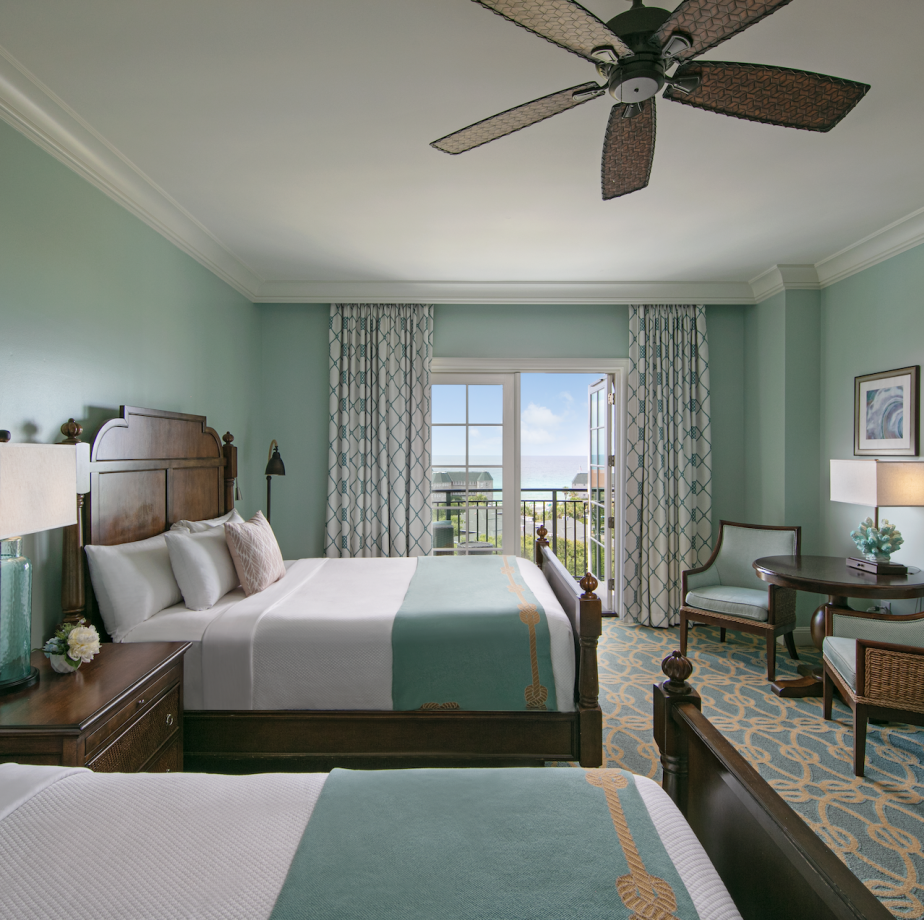 Room with two beds