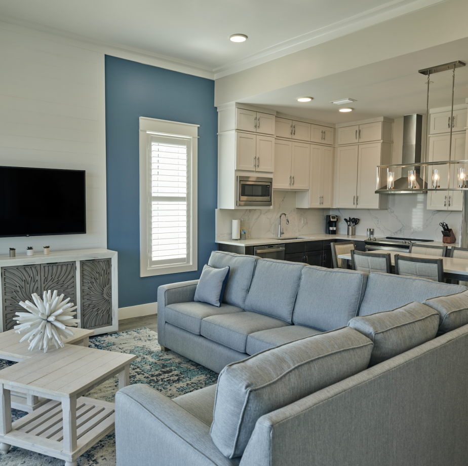 Living Room/ Kitchen in Condo