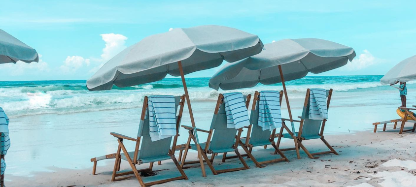 Umbrellas on the beach